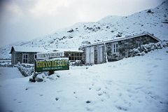 15 Gokyo After A Snowfall Early Morning In Cloudy Conditions